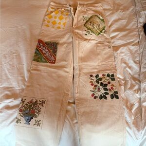 Found Wide Leg Cargo Pants